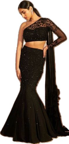 Glamorous Georgette Dresses For Diwali, Festive Evening Sharara Maxi Length, Glamorous Georgette Saree Dress, Glamorous Traditional Drape Dress For Diwali, Party Lehenga Embellished Maxi Length, Maxi Length Embellished Lehenga For Party, Embellished Maxi Length Lehenga For Party, Glamorous Festive Dresses For Diwali, Glamorous Party Sharara For Diwali