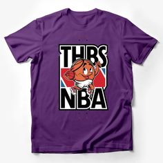 Basketball Orange Mascot Graphic T-Shirt, Fun Sports Cartoon Tee, Unisex Kids and Adults Male T-Shirt Custom graphic T-Shirt.Customize your color Purple Moisture-wicking T-shirt For Sports, Purple Fan Apparel T-shirt With Letter Print, Sporty Purple T-shirt With Graphic Print, Purple Letter Print T-shirt Fan Apparel, Purple Fan Apparel Top With Letter Print, Purple Graphic Tee Fan Merchandise, Sporty Purple Tops With Graphic Print, Purple Graphic Print T-shirt Crew Neck, Purple Graphic Print Fan Apparel Tops