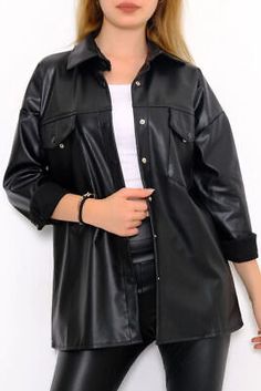 Great shopping ideas for Stylish BLACK Women's Leather Shirt Genuine Lambskin Handmade Formal Casual Wear, Womens Clothing Black Leather Button-up Top, Chic Black Collared Leather Jacket, Black Leather Collared Top, Black Faux Leather Long Sleeve Top, Trendy Black Leather Jacket With Lapel Collar, Black Faux Leather Button-up Outerwear, Black Faux Leather Jacket With Button Closure, Black Faux Leather Button-up Jacket, Casual Black Leather Top