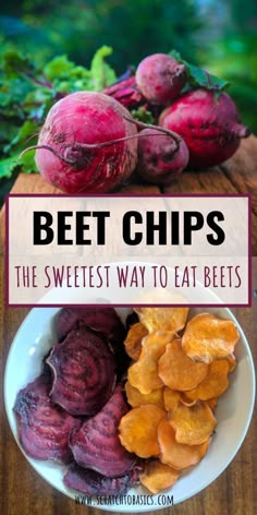 beet chips are the sweetest way to eat them