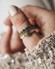 Stone Rings Women, قلادات متدلية, Gelang Manik-manik, Ring Pearl, Rings Women, Pola Gelang, Bohemian Handmade