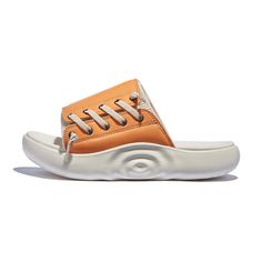 Beach Slippers With Textured Sole And Slip-on Fit, Summer Breathable Leather Sandals, Summer Slip-on Sandals With Textured Sole, Breathable Leather Sandals For Summer, Sporty Slip-on Sandals For Outdoor, Comfortable Slip-on Sandals For Leisure, Casual Outdoor Slip-on Slides, Breathable Slip-on Slides For Summer, Breathable Leather Open Toe Sport Sandals