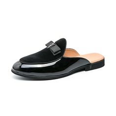 Category:Clogs  Mules; Upper Materials:PU; Embellishment:Metal; Season:Summer,Spring; Gender:Men's; Toe Shape:Round Toe; Style:British,Casual; Outsole Materials:Rubber; Occasion:Party  Evening,Daily; Closure Type:Loafer; Pattern:Solid Colored; Shipping Weight:0.48; Listing Date:05/24/2022; 2023 Trends:Half Shoes,Comfort Shoes; Foot Length:; Size chart date source:Provided by Supplier.; US Size:null; UK Size:14.5; EU Size:50 Gents Shoes, Half Slippers, Indoor Slides, Half Shoes, Ladies Slippers, Mens Clogs, Mens Loafers, Comfortable Walking Shoes, Italian Luxury Brands