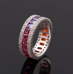 Multi Color Ring Silver Ring Wedding times Ring for Someone special, Emitisan Triple Color Gift for her Stones Gift for her Handmade Ring Material : 925 Sterling silver  Stone : Multi-color Emitisan Stone  Do you Want more best products have You Clicked It : https://www.etsy.com/in-en/shop/RivikaDesigns/edit?ref=seller-platform-mcnav Elegant Multicolor Rings For Anniversary, Elegant Wedding Crystal Ring With Channel Set, Elegant Multicolor Diamond Ring As A Gift, Elegant Multicolor Diamond Ring For Gift, Elegant Multicolor Diamond Ring As Gift, Multicolor Rings With Halo Setting For Anniversary, Multicolor Halo Setting Rings For Anniversary, Red Ruby Ring Channel Set For Wedding, Red Ruby Channel Set Ring For Wedding