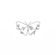 a drawing of a butterfly with leaves on it's wings