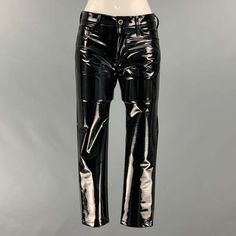 Junya Watanabe Comme Des Garcon Ad 2019 Pants Comes In A Black Polyester Featuring A Straight Leg, Jean Cut Five Pockets, And Zip Fly Closure. Made In Japan.New With Tags. Marked: S Measurements: Waist: 31 Inches Rise: 7.5 Inches Inseam: 24 Inches Sui Generis Reference: 127403 Category: Casual Pants More Details Brand: Junya Watanabe Gender: Female Size: S Color: Black Fabric: Polyester Pattern: Solid Style: Jean Cut Condition: 1. New Wtih Tags Age Group: Adult Sui Generis Designer Consignment I Resale Store, Junya Watanabe, Black Fabric, Gq, Made In Japan, Black Pants, Gender Female, Casual Pants, Pant Jumpsuit