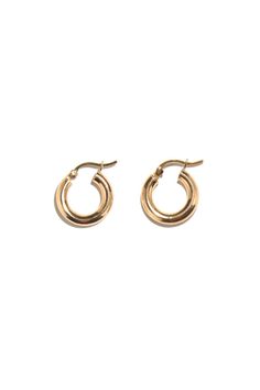 15mm 14k Hoops. Small fine solid gold hoop earrings. Nickel-free 14k Gold Hoop Jewelry, Fine Jewelry 14k Gold Filled Small Hoop Earrings, 14k Gold Filled Small Hoop Earrings, 14k Gold Filled Jewelry With Polished Finish, Classic 14k Gold Filled Huggie Jewelry, Everyday Huggie Earrings With Lobster Clasp, Heirloom Hoop Jewelry As Gift, Heirloom Hoop Jewelry For Gifts, Nickel-free Hoop Fine Jewelry