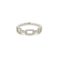 This Luxurious looking Chain Link Ring is set in 18k White gold. Total Round Diamonds of 46 Stones, 0.23 Carat, E-F Color, VS1-VS2 Clarity. Ring Size is 6.5 and can always resize it for you. Fun to wear for everyday or the occasions. Style it alone or as a stacking ring. Thank you for visiting our page. Please DM us for customize pieces or more questions. :) Chain Link Ring, Link Ring, Linking Rings, Stacking Ring, Stackable Rings, Stacking Rings, Chain Link, Round Diamonds, Jewelry Rings