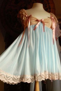 ashlynn ella • ever after high Vintage Nightgown, Vintage Gowns, Vintage Lingerie, Visual Kei, A Dress, Costume Ideas, Look Fashion, Pretty Dresses, Aesthetic Clothes