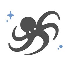 an octopus is swimming in the water