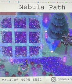 an image of a computer screen with the words nebula path on it