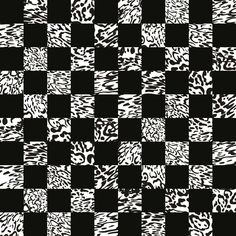 a black and white checkerboard pattern