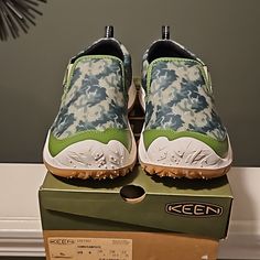 Keen Speed Hound Slip-On Camo Campsite. Beautiful And Comfortable. Nib Never Worn Green Slip-on Walking Shoes For Outdoor, Spring Outdoor Slip-on Walking Shoes, Spring Outdoor Walking Shoes With Cushioned Footbed, Comfortable Spring Outdoor Walking Shoes, Casual Green Slip-on Walking Shoes, Spring Outdoor Walking Shoes With Rubber Sole, Casual Walking Shoes For Spring Outdoor Activities, Green Slip-on Walking Shoes With Rubber Sole, Spring Outdoor Walking Shoes With Closed Toe