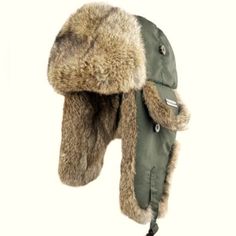 Nwt Adult Trapper Hat With Genuine Rabbit Fur, Color Is Similar To A Sage Green/ Grayish Green Size S/M. See Pictures For Condition, Style And Sizing. Fluffy Hats, Green Winter Hat, Deerstalker Hat, Snow Hat, Grayish Green, Winter Green, Woolen Hat, Girl's Swag, Paint Brush Art