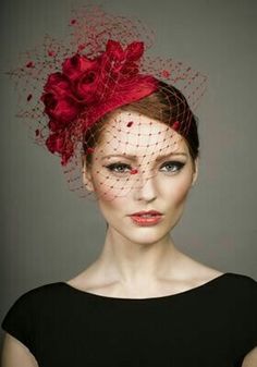 Rachel Trevor Morgan, Red Hat Society, صفحات التلوين, Elegant Hats, Kentucky Derby Hats, Cocktail Hat