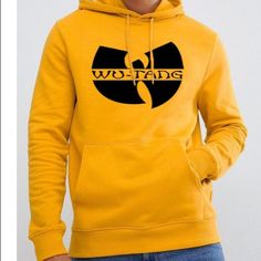 “ Wu - Tang” Brand New Pullover Hoodie. % Preshrunk Cotton Available In Different Sizes And Colors: Yellow/Black Logo, Black/White Logo, Red/Yellow Logo Plz Specify N The Comments Section. Bundle And Save. Reasonable Offers Are Welcome!!! Casual Hoodie Sweater For Streetwear, Trendy Sweater With Drawstring Hood For Streetwear, Yellow Hooded Casual Sweater, Casual Yellow Hooded Sweater, Yellow Long Sleeve Sweatshirt For Fall, Yellow Long Sleeve Hoodie, Yellow Long Sleeve Hoodie For Winter, Yellow Cotton Long Sleeve Hoodie, Casual Yellow Long Sleeve Sweatshirt