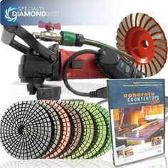 the complete guide to concrete grinding and polishing with dvd, cd and instructional manual