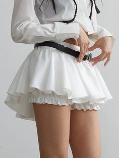 SIZE S:waist:68cm,skirt length:30cm M:waist:72cm,skirt length:31cm L:waist:76cm,skirt length:32cm Note: 1 inch = 2.54 cm, 1 cm = 0.39 inch Measurement by hands allow 2-3cm errors which is normal Spring Mini Skirt With Fake Two-piece Design, Spring Mini Skirt With Fake Two-piece Detail, Spring Fake Two-piece Mini Skirt, Summer Mini Skirt With Waistband, Fitted Mini Skirt With Fake Two-piece Design, Spring Mini Skirt With Waistband, Fitted Mini Skirt With Fake Two-piece Detail, White Pleated Tiered Tennis Skirt, Fitted Fake Two-piece Mini Skirt