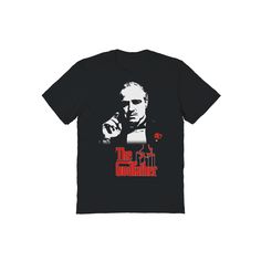 He'll love the look and feel of this Men's The Godfather Red Logo Graphic Tee. He'll love the look and feel of this Men's The Godfather Red Logo Graphic Tee. FEATURES Crewneck Short SleevesFABRIC & CARE Cotton Machine wash Imported Size: XXL. Color: Black. Gender: male. Age Group: adult. Red Logo, The Godfather, Graphic Tee Shirts, Mens Graphic Tee, Logo Graphic, Fabric Care, Graphic Tee, Age Group, Tee Shirts