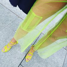 Organza lime green wide fit trousers with slits up the sides and pockets. Transparent fabric  Size M . Stylish and unique design Length 90cm Waist 90cm Hips 100cm Side slits 42cm Two front pockets and one at the back, zip on the side Summer Trousers With Side Slits, Yellow Pants For Spring Party, Yellow Party Pants For Spring, Neon Bottoms For Summer Party, Spring Party Yellow Pants, Green Wide Leg Party Bottoms, Green Wide Leg Bottoms For Party, Ankle-length Bottoms For Party In Spring, Ankle-length Summer Party Bottoms