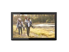 WiFi Digital Photo Frame with Touchscreen IPS LCD Display and 8GB Built-in Memory - 8GB - 17 inch - front Weather Display, Digital Signage Solutions, Twitter Accounts, Usb Charging Station, Smartphone Accessories, Digital Tv, Bluetooth Audio, Wifi Network, Wireless Networking