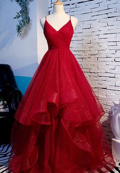 Prom Dress A Line, Burgundy Prom, Prom Dress Black, V Neck Prom Dresses, Long Evening Dress, Burgundy Prom Dress, Prom Dress Inspiration, Ball Gowns Evening, Cute Prom Dresses