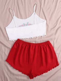 Red Tops For Summer Loungewear, Red Summer Loungewear Tops, Red Summer Top For Loungewear, Red Summer Tops For Loungewear, Red Tank Top For Summer Loungewear, Red Sleeveless Top For Loungewear, Red Sleeveless Tank Top For Vacation, Red Tank Top For Vacation, Red Cami Tank Top For Summer