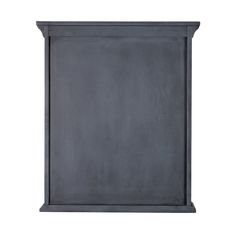 an empty black tray with no handles on the bottom and one side is painted in dark gray