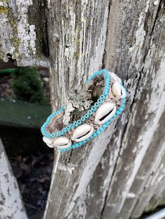 "Chunky Boho Cowrie Shell Beaded Bracelet Beach Wedding Jewelry Eclectic ethnic, tribal-inspired boho chic jewelry, crocheted, handcrafted in Queens, NY. *I made a few shell & hemp jewelry for an island photoshoot - see all the new posts soon! Right now I don't have shows and festivals, I have a little time to make these. A chunky crocheted and beaded hemp bracelet with a loop & knob closure. There are 11 shells & 87 beads on this! 1\" wide, 7\" long - custom size is available! Last 2 photos; Th Bohemian Round Beads Friendship Bracelets For Festivals, Bohemian Braided Bracelets With Round Beads, Hippie Hand-strung Bracelets For Beach, Hippie Hand-strung Beaded Bracelets For Festival, Hippie Style Braided Beaded Bracelets, Bohemian Braided Bracelets As Gift, Bohemian Turquoise Beaded Bracelets, Hippie Festival Hand-strung Beaded Bracelets, Spiritual Beaded Braided Bracelets For Festivals