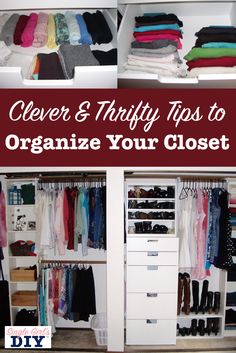 closet organization tips to organize your closet