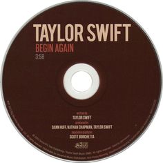 the cd cover for taylor swift's begin again