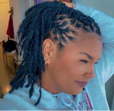 Loc Styles For Short Hair Updo, Two Bun Loc Styles For Women, Loc Style Short Hair, Styling Short Dreadlocks, Female Dread Hairstyles, Styles For Dreads For Women, How To Barrel Twist Dreads, Locs Hairstyles For Women Shoulder Length, Lox Styles For Women