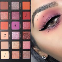 Desert Dusk Palette, Huda Beauty Palette, Maquillage Yeux Cut Crease, Diy Makeup Vanity, Huda Beauty Makeup, Magical Makeup