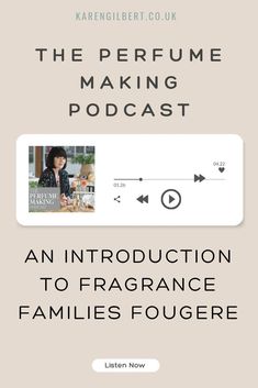 This week marks the fourth and final part of Karen’s mini-series on fragrance families. And, she’s ending the series with one of the most important families - Fougere. Created over a century ago, Fougere has had an immense impact on the perfume industry, from its pioneering use of synthetics to its worldwide appeal with the launch of ‘Brut’. In this episode, Karen tells you all you need to know about Fougere! #karengilbert Make Your Own Perfume, Gender Identity, Understanding Yourself