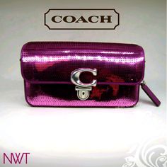 Coach Brand New Gorgeous. Kiss Me Now. Limited Time Free Shipping. Plus As Always A Mystery Gift The Studio Line Is Screaming Milan Fashion. This Bag Is Not Only Multifunctional It Will Be Your Favorite Gimmie That Sparkle Bag. Plenty Of Room Formthe Essentials. Transitions Beautifully Depending On Your Needs. Take Her With You For That Added Pizzazzz Baguette Bag Sequin Crossbody Bag Dark Magenta, Pink, Hot Pink, Purple Hues Measurements 7.75" L X 4.25" H X 2.5" W Color: Dark Magenta Hot Pink R Coach Purple Evening Bag, Sparkle Bag, Dark Magenta, Shoes Outfit Fashion, Bag Dark, Shoes Outfit, Magenta Pink, Baguette Bag, Purple Hues