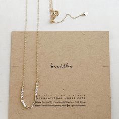 So dainty and feminine yet strong and durable golden (gold-filled)  chain with shiny little Sterling Silver beads & tiny golden spacers between each letter to make decoding a breeze. Choose from offered words or a custom option from the drop-down and we'll spell any name, word or phrase and print a custom card! numbers count as 2 letters per digit Each piece comes inside its own 2 piece box topped with a bow - all set to gift! Or add gorgeous paper gift wrapping at checkout! Either way, feel fre Adjustable Gold Beaded Necklace With Satellite Chain, Gold Beaded Necklace With Satellite Chain, Minimalist 14k Gold-filled Beaded Necklace, Adjustable Chain Necklace With Gold Beads As Gift, Dainty Gold Beaded Necklaces For Everyday, Dainty Gold Beaded Necklace For Everyday, Everyday Gold Beaded Necklace With Adjustable Chain, Gold Beaded Necklace With Delicate Chain For Gift, Gold Beaded Necklace With Adjustable Chain For Everyday