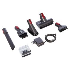 several different types of vacuum cleaners and accessories