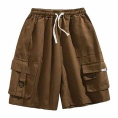 How To Style Cargo Shorts, Straight Sweatpants, Normal Style, Basic Clothes, Shorts Female, Cargo Shorts Women, Black And Khaki, Wide Leg Shorts, Detailed Embroidery