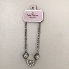 New With Tags. No Stains Or Flaws. Vintage Juicy Couture Beautiful Silver Jeweled Necklace Never Worn. Juicy Couture Charm Necklace, Juicy Couture Earrings, Jeweled Necklace, Juicy Couture Necklace, Couture Necklace, Vintage Juicy Couture, Medium Hoop Earrings, Crown Necklace, Juicy Couture Charms