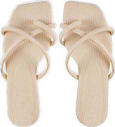 Beige Flip Flops For Beach, Synthetic Toe Ring Sandals For The Beach, Beige Single Toe Strap Flip Flops For The Beach, Beige Flip Flops With Single Toe Strap For Beach, Strappy Synthetic Flip Flops For Beach, Synthetic Toe Post Sandals, Spring Beach Toe Ring Sandals In Synthetic, Spring Flat Toe Ring Sandals In Synthetic Material, Synthetic Flat Toe Ring Sandals For Spring