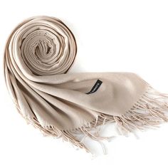 Luxury solid cashmere women winter warm bandana pashmina soft long female foulard thick blanket  shawl and wraps  -  GeraldBlack.com Elegant Fall Cashmere Pashmina Shawl, Classic Cashmere Shawl For Winter, Classic Winter Cashmere Shawl, Cashmere Scarves For Fall, Elegant Winter Wrap Scarf, Winter Cashmere Shawl In Beige, Beige Cashmere Shawl For Winter, Elegant Beige Pashmina Shawl For Fall, Elegant Cream Scarves For Fall