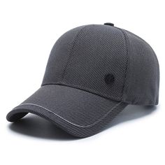 a gray baseball cap with a black heart on the front and side panel, sitting against a white background