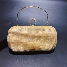 Handmade Crystal clutch For Women Who Go For Shopping, Dating, Evening Party or Wedding. Rectangular Evening Bag For Weddings And Parties, Wedding Clutch For Party Season, Elegant Clutch For Weddings And Party Season, Wedding Clutch Bag For Party Season, Gold Bags For Wedding And Party Season, Elegant Gold Bags For Party Season, Glamorous Wedding Clutch For Party Season, Elegant Wedding Clutch For Party Season, Rectangular Wedding Bag For Party Season