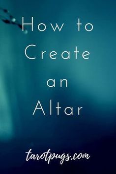 Create An Altar, Witchcraft Altar, Types Of Reading, Witches Altar, Wiccan Altar, Tarot Learning, Modern Witch