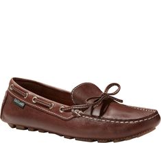 If you love a classic shoe, take these lace-up leather driving moccasins with a slip-resistant outsole for a ride. From Eastland. Classic Brown Lace-up Moccasins, Classic Lace-up Moccasins With Stitched Sole, Casual Driving Moccasins With Moc Toe, Casual Driving Moccasins With Leather Lining, Casual Moc Toe Driving Moccasins, Classic Lace-up Boat Shoes With Textured Sole, Casual Leather Driving Shoes With Stitched Sole, Classic Lace-up Moccasins For Formal Wear, Casual Leather Boat Shoes For Driving