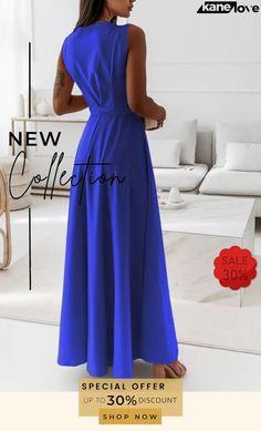 Tie V-neck Evening Long Gown Dress Chiffon V-neck Bridesmaid Maxi Dress, Blue Maxi Length V-neck Party Dress, Summer Bridesmaid V-neck Maxi Dress, Chic V-neck Bridesmaid Evening Dress, Solid A-line Maxi Dress For Evening, Chic V-neck Evening Maxi Dress, Summer Chiffon V-neck Maxi Dress, Long V-neck Dress For Summer Formal Events, Chiffon V-neck Party Dress