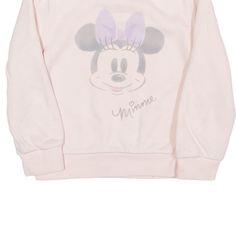 Item is in good used condition. >Size: 4 Years >Armpit To Armpit: 13" >Armpit To Cuff: 12" >Collar To Hem: 14" Minnie Mouse Sweatshirt, Wholesale Shoes, Reusable Bags, Pink Sweatshirt, Beauty Bag, Cardigan Coat, Active Wear Tops, Board Shorts