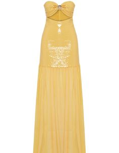 Nana Gotti’s Astra Dress will make such a striking impression at your next event. Made from Pastel yellow sequins, it has a strapless design that’s detailed with an artful cutout. Size & Fit Fits true to size designed for a slim fit internal bra support mid-weight, non-stretchy fabric Details & Care Sequins (100% Polyester) Shiny Chiffon (100% Polyester) Lining: Satin (95% Polyester / 5% Lycra) Concealed zip fastening Golden-toned hardware Dry Clean SIZE SHOULDER CM BUST CM WAIST CM HIP CM SLEEVE LENGTH CM 34 37 84 64 93 57 36 38 88 68 97 58 38 39 92 72 101 59 40 40 96 76 105 60 42 41 100 80 109 61 44 42 104 84 113 62 Strapless Contrast Sequin Summer Dress, Strapless Contrast Sequin Dress For Summer, Strapless Summer Dresses With Contrast Sequin, Strapless Sequin Dress For Summer, Yellow Party Dress For Prom Season, Yellow Maxi Evening Dress For Summer, Summer Evening Strapless Sequin Dress, Gold Strapless Dress With Sequins, Strapless Sequin Dress For Summer Gala