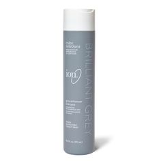 Brilliant Grey Enhancer Shampoo Ion Brilliant Grey Enhancer Shampoo  |  Sally Beauty Shampoo For Gray Hair, Light Blonde Hair, Sally Beauty, White Blonde, Color Shampoo, Light Blonde, Wet Hair, Grey Hair, All Hair Types