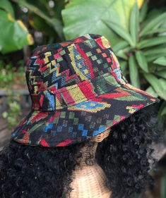 "Artisan Bucket Hat | Boho-inspired bucket hat featuring a woven design with mixed patterns This Bucket Hat is made from 100% natural organic cotton ,        Hat is unisex fit great on both men and women Measurements  medium- inner circumference is 22\" inches Brim 2\" **These hats are handmade and so will vary slightly" Adjustable Handwoven Bucket Hat With Short Brim, Multicolor Wide Brim Hats For Outdoor, Adjustable Wide Brim Handwoven Bucket Hat, Adjustable Handwoven Wide Brim Bucket Hat, Bohemian Bucket Hat With Curved Brim For Outdoor, Bohemian Outdoor Bucket Hat With Curved Brim, Multicolor Bucket Hat For Outdoor Use, Bohemian Multicolor Sun Hat For Outdoor Use, Bohemian Multicolor Sun Hat For Outdoor